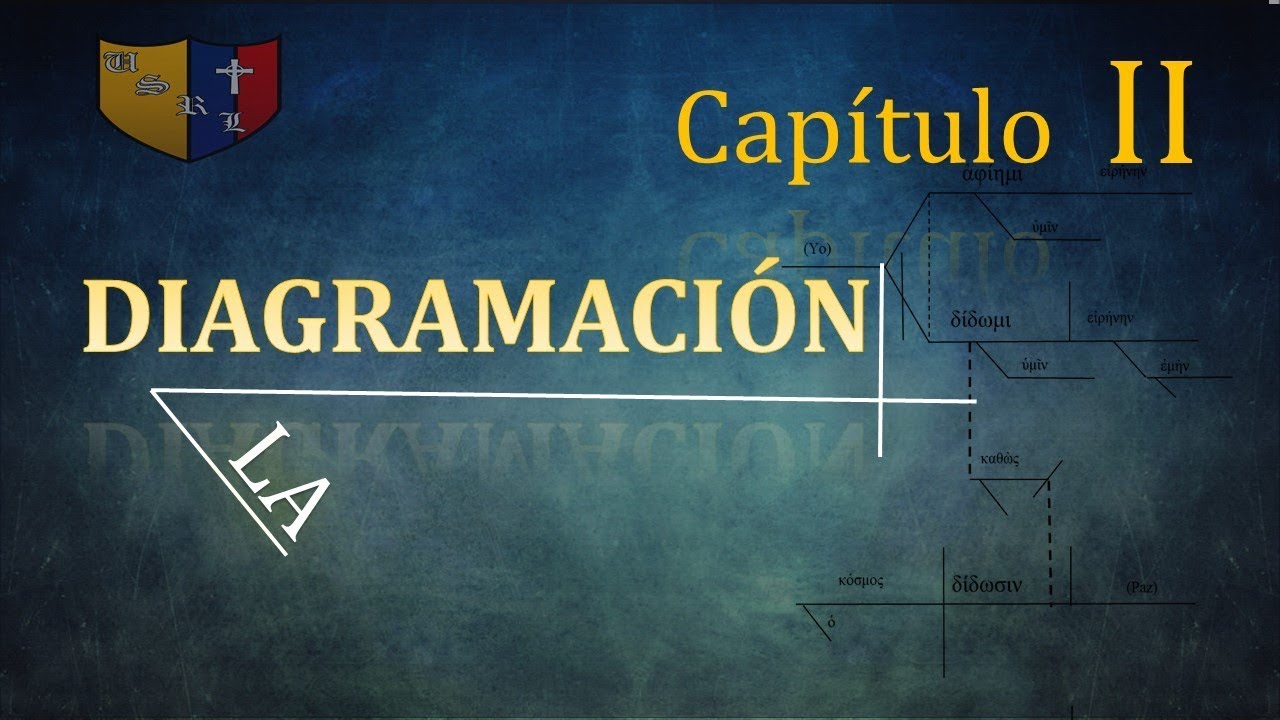 Curso de Griego, Capítulo 2 Diagramación