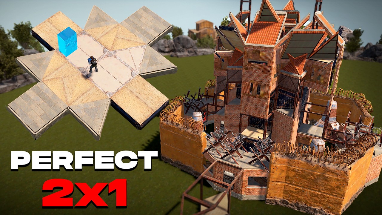 NEW META 2x1 Expansion Base &ndash; Solo/Duo Rust Base Design 2026