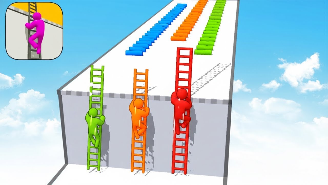 New Satisfying Mobile Games | Ladder Masters Top TikTok Gameplay (Android,iOS)Walkthrough All Levels