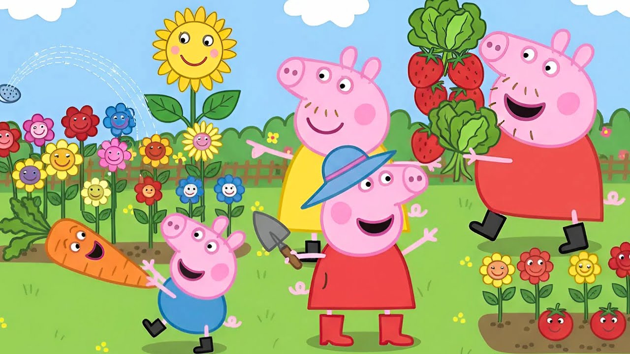 Peppa Pig Learns About Plants! 🌱🐷 | Peppa Pig Funny Animation