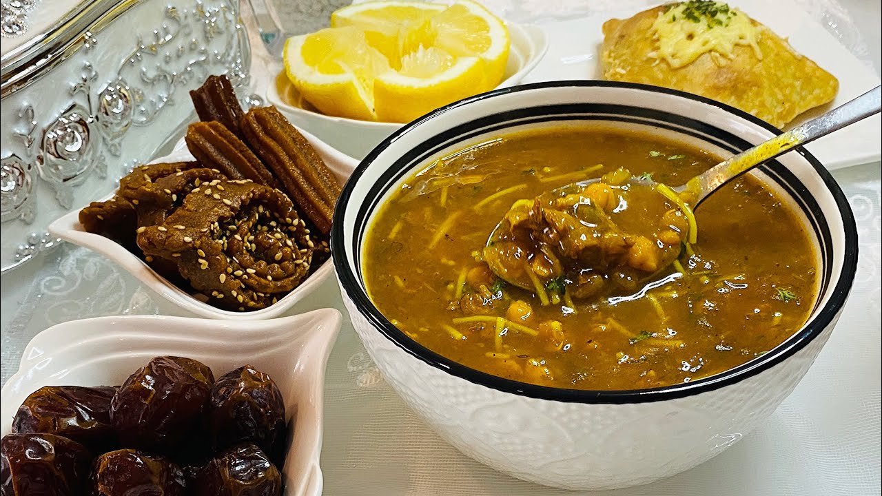 Marokkanische Harira Suppe / Eintopf schnell einfach und lecker 😋 Ramadan Rezept 🌛