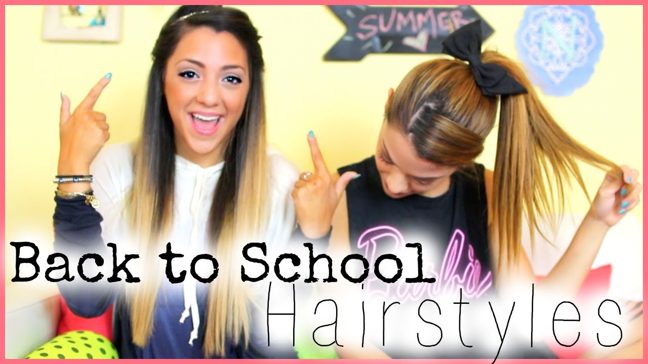 5 Quick And Easy Back To School Hairstyles With NikiAndGabiBeauty!
