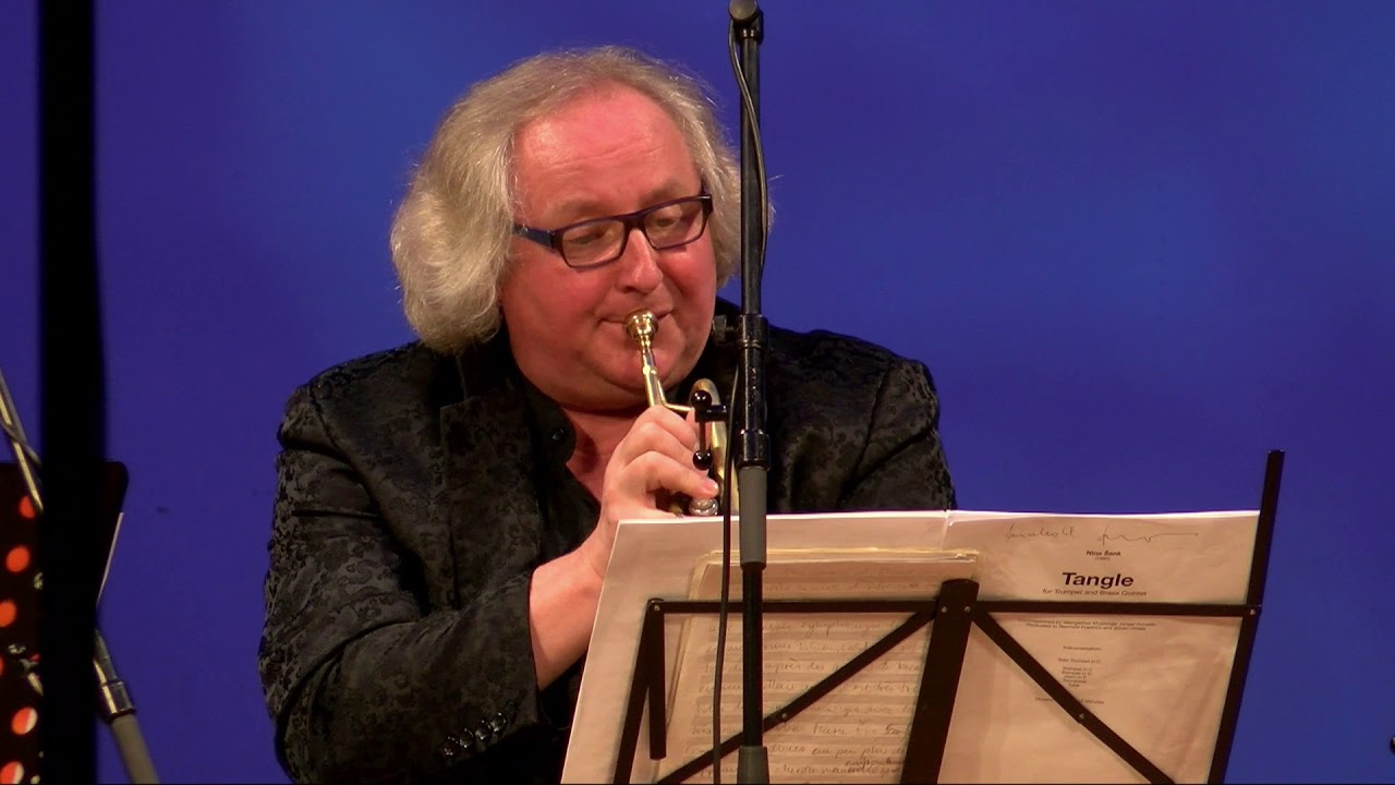 Nina &Scaron;enk: TANGLE for solo trumpet and brass quintet