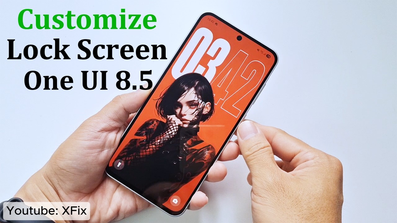 Customize Lock Screen on One Ui 8.5