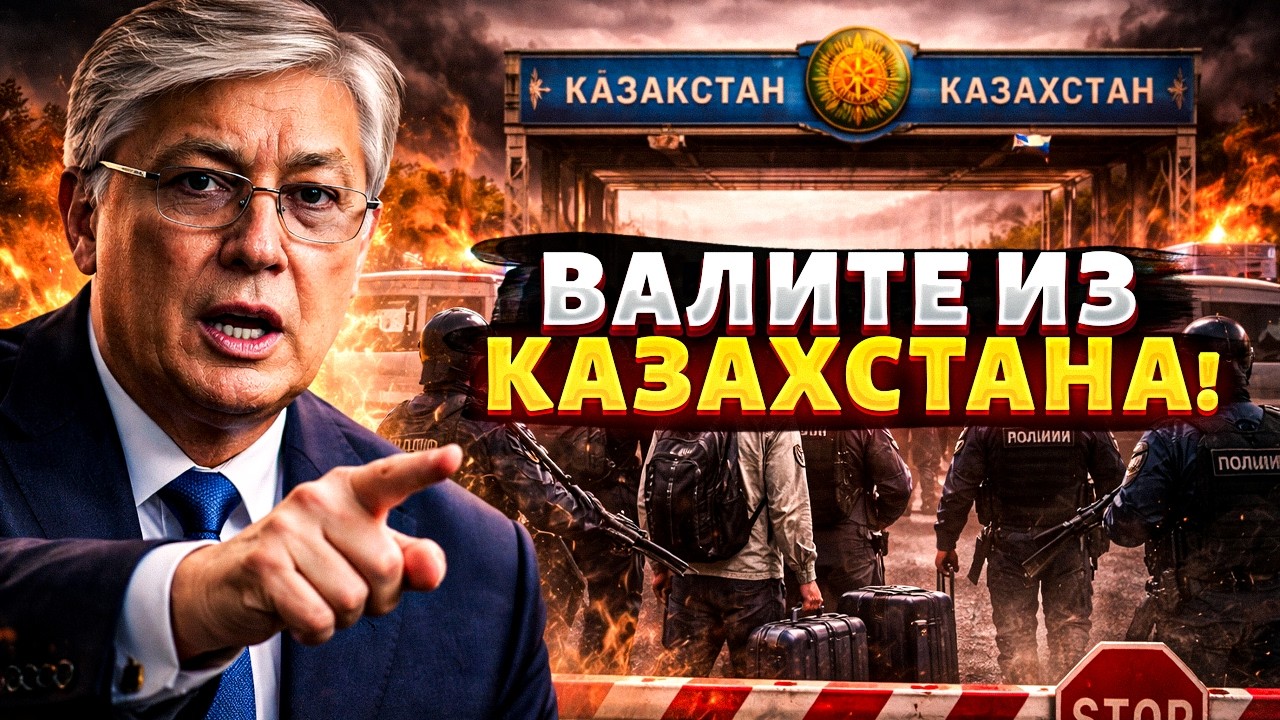 Лавочку прикрыли! Казахстан ЗАКРЫВАЮТ для россиян: КАТИТЕСЬ В РФ! Токаев ОТДАЛ ПРИКАЗ