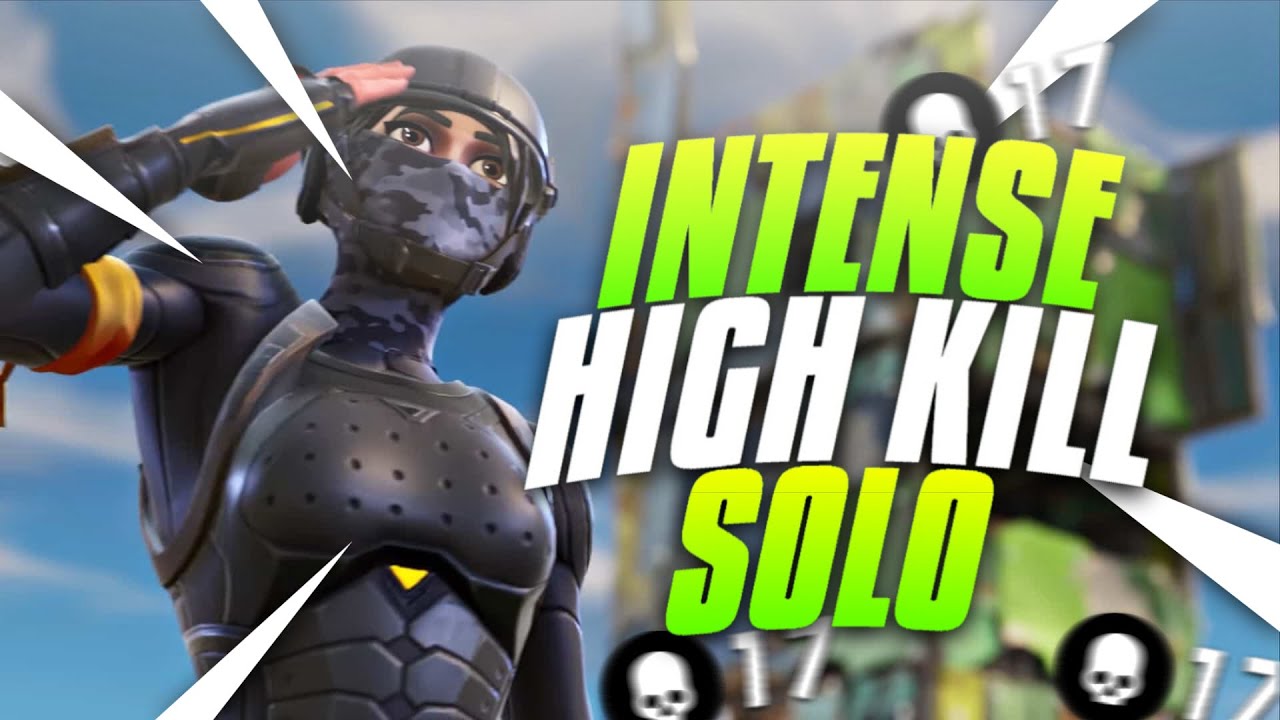 MOST INTENSE HIGH KILL SOLO GAME! (Fortnite Battle Royale)
