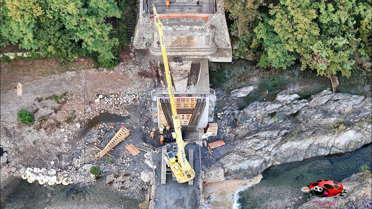 Chamborigaud le nouveau pont sur D906 GARD CEVENNES LUECH D906 24 septembre 2024 Caillou 01