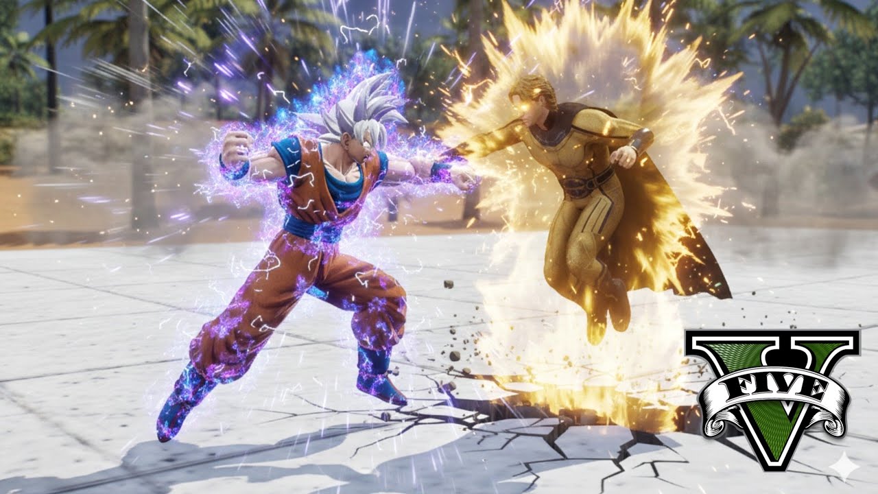 “MUI GOKU vs THE SENTRY – GOD LEVEL BATTLE in GTA 5 🔥 | Epic Showdown”