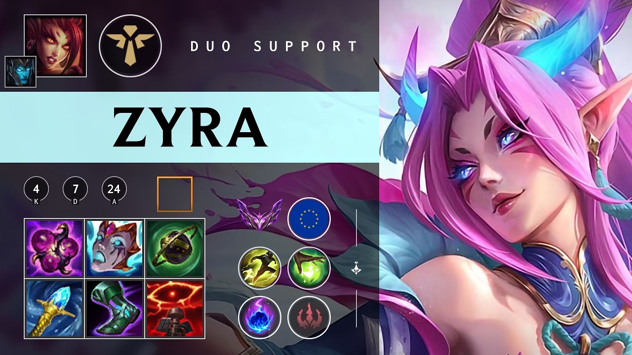 Zyra Support vs Janna - EUW Master Patch 26.03