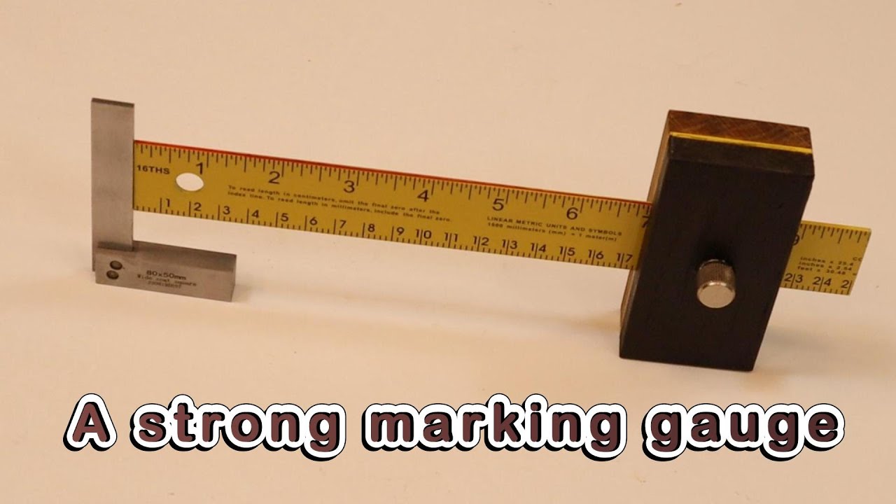 DIY a Right Angle and Solid ruler marking gauge | woodworking ruler | Calgary