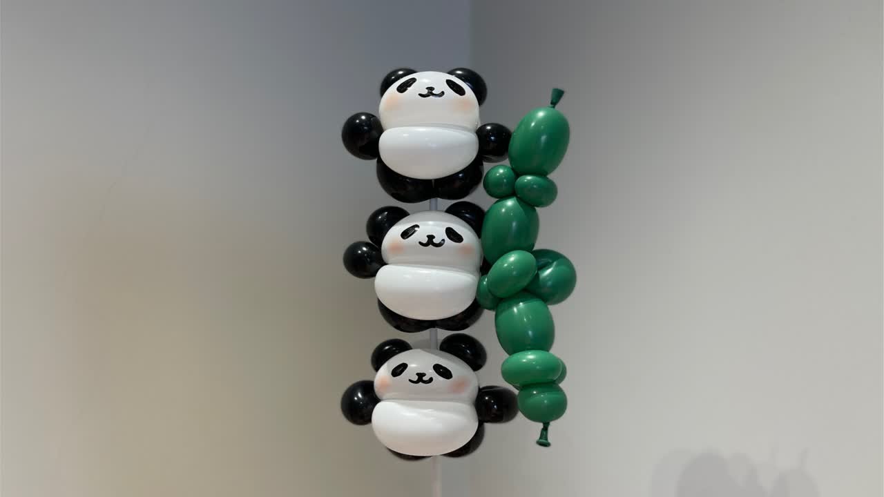 气球公仔摆摊新手系列之熊猫保姆级教程～
