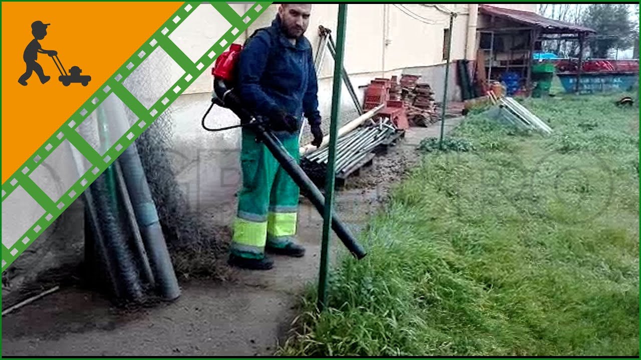 Soffiatore a zaino GeoTech BBP 500: montaggio e funzionamento del strumento con motore da 51,7 cc