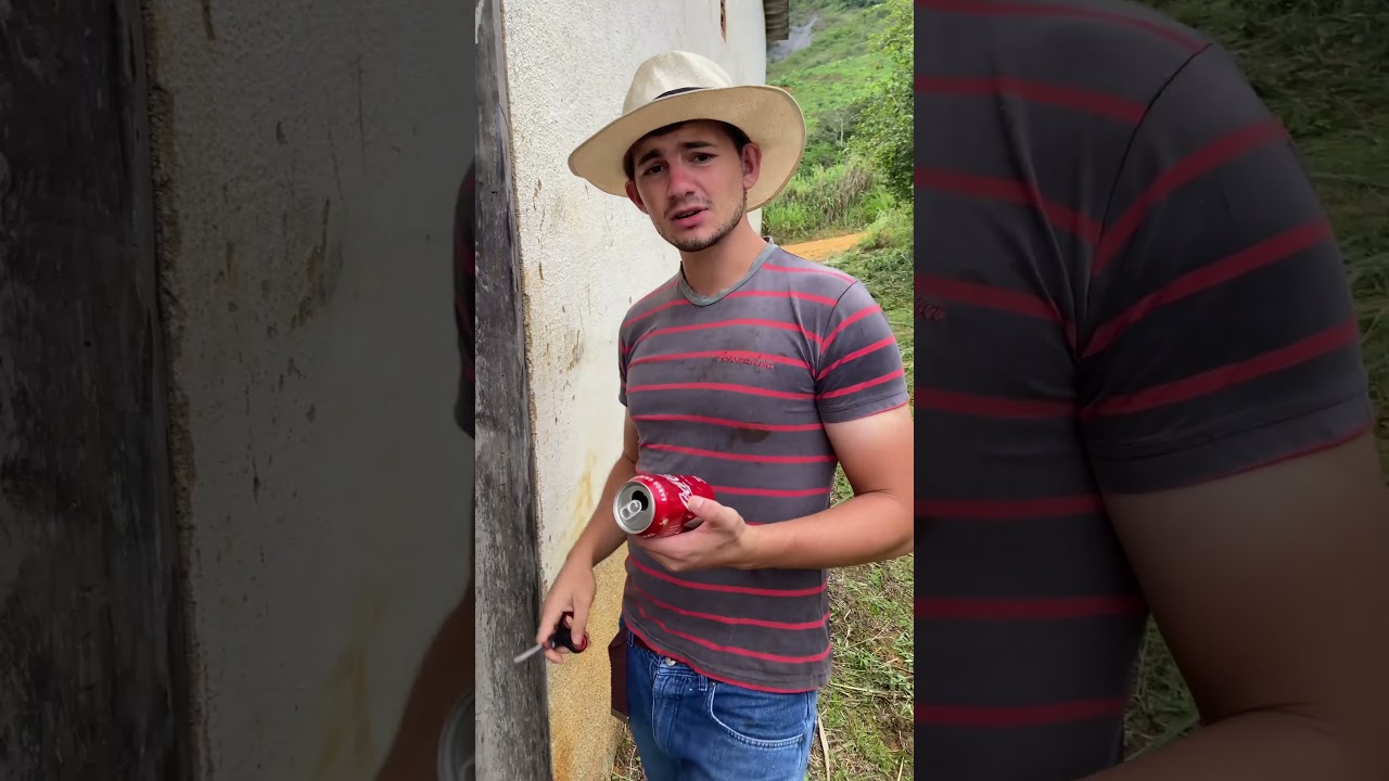 abrir un candado con una lata de coca cola