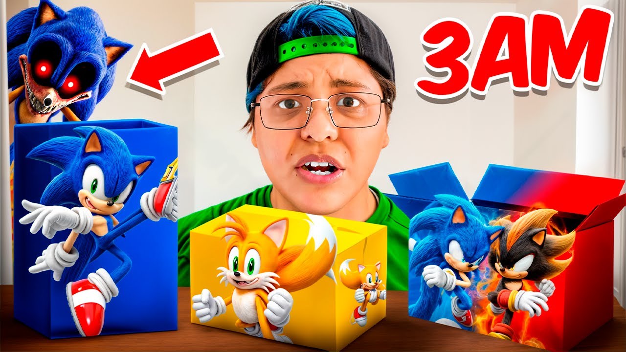 ABRIMOS TODAS LAS CAJAS SECRETAS Y MISTERIOSAS DE SONIC *LA PEL&Iacute;CULA* 📦❓🔵 | Pathofail