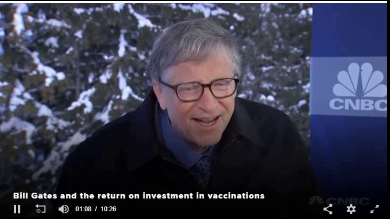Bill Gates getting $200B return on $10B investment on Vaccine