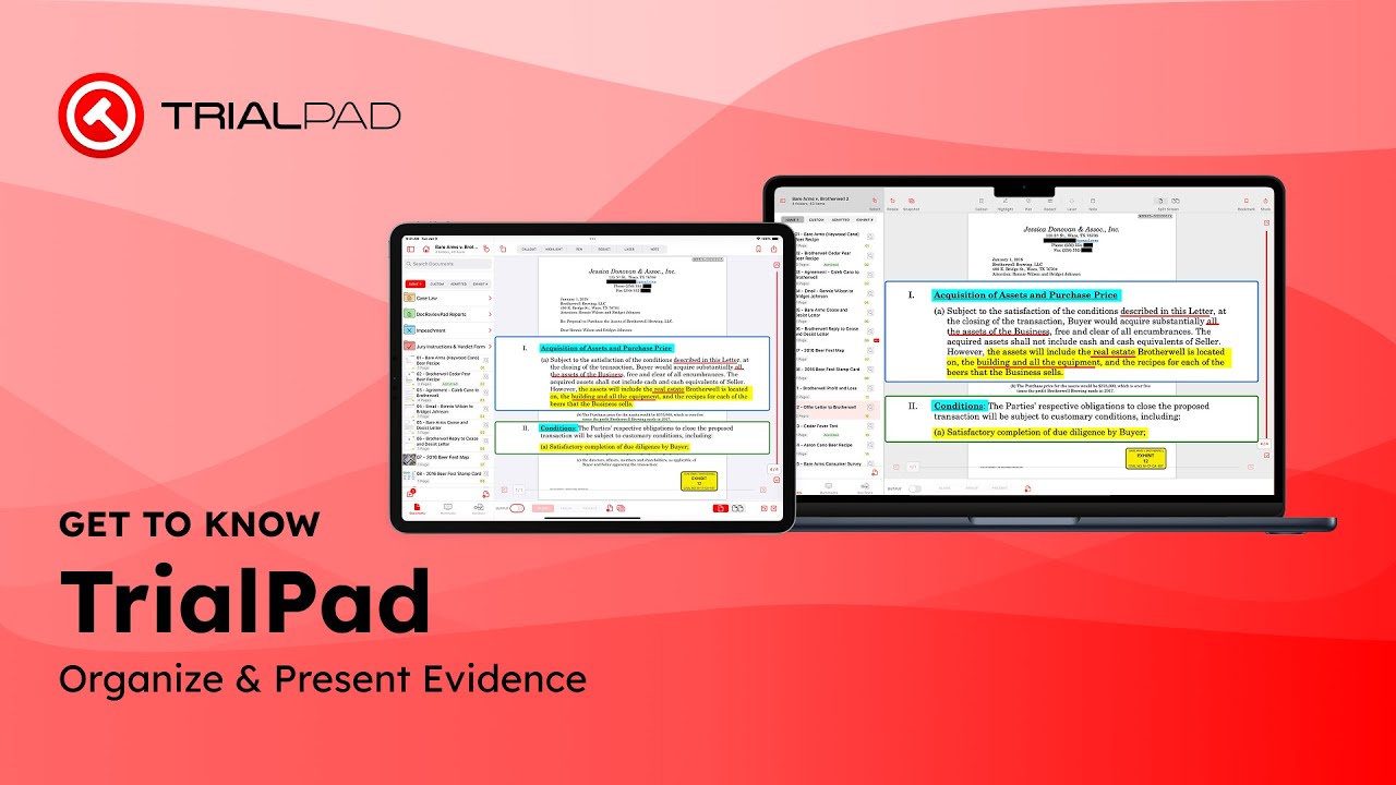 Get to know... TrialPad | Organize & Present Evidence