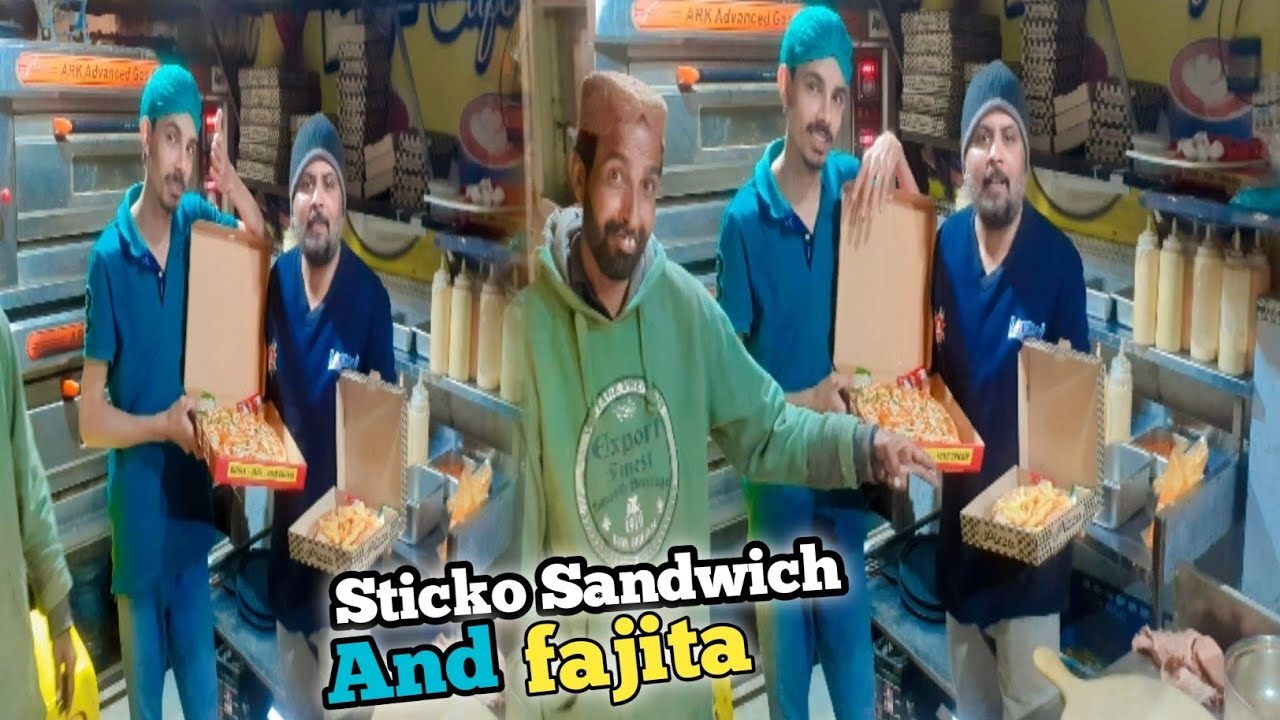 Sticko Sandwich and fajita dono ready kardiye mazedar 😋||Danidanishvlog||
