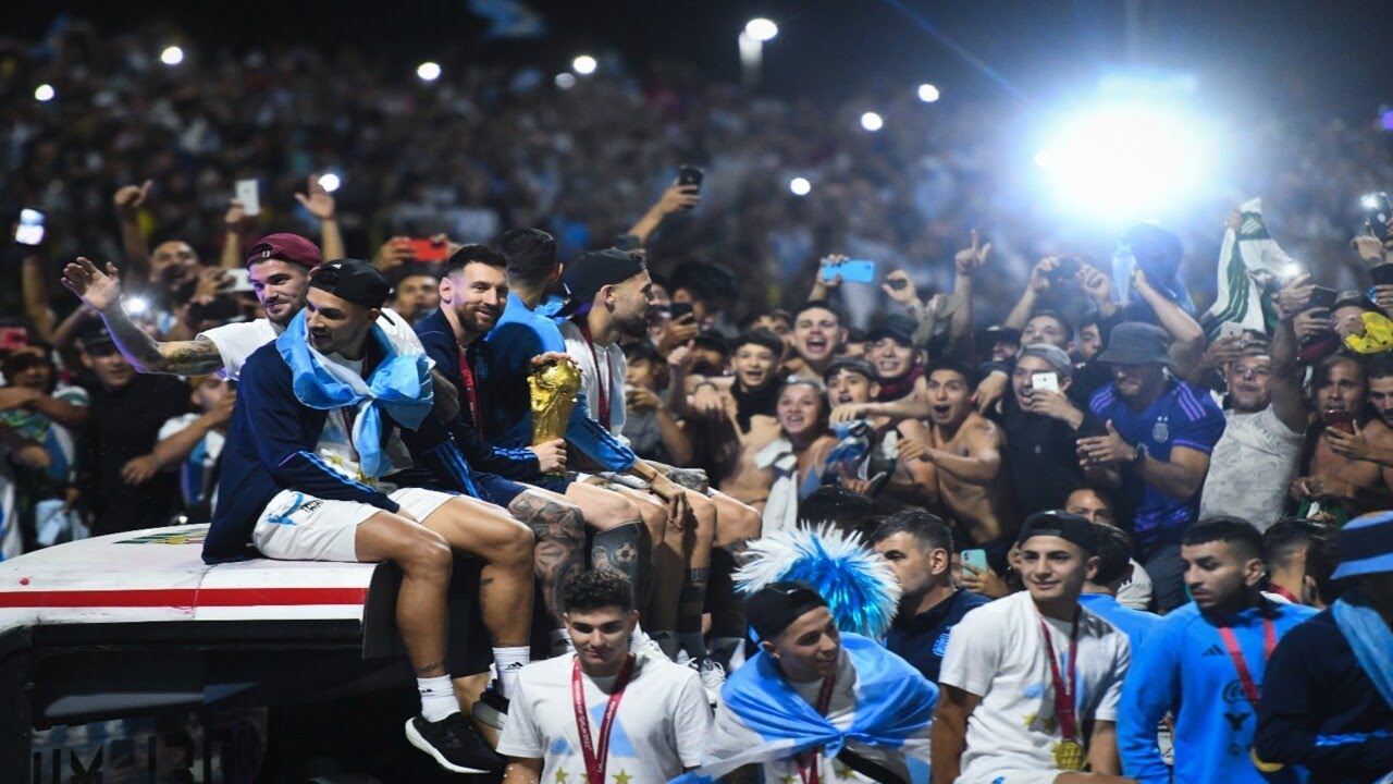 Argentina welcomes home World Cup winners