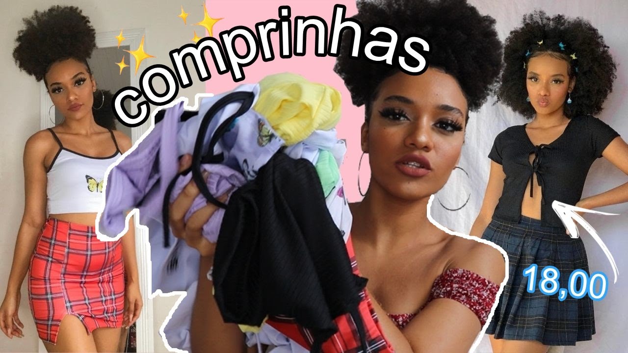 roupas aesthetic baratinhas *tudo que comprei com R$160,00* 👚🛍