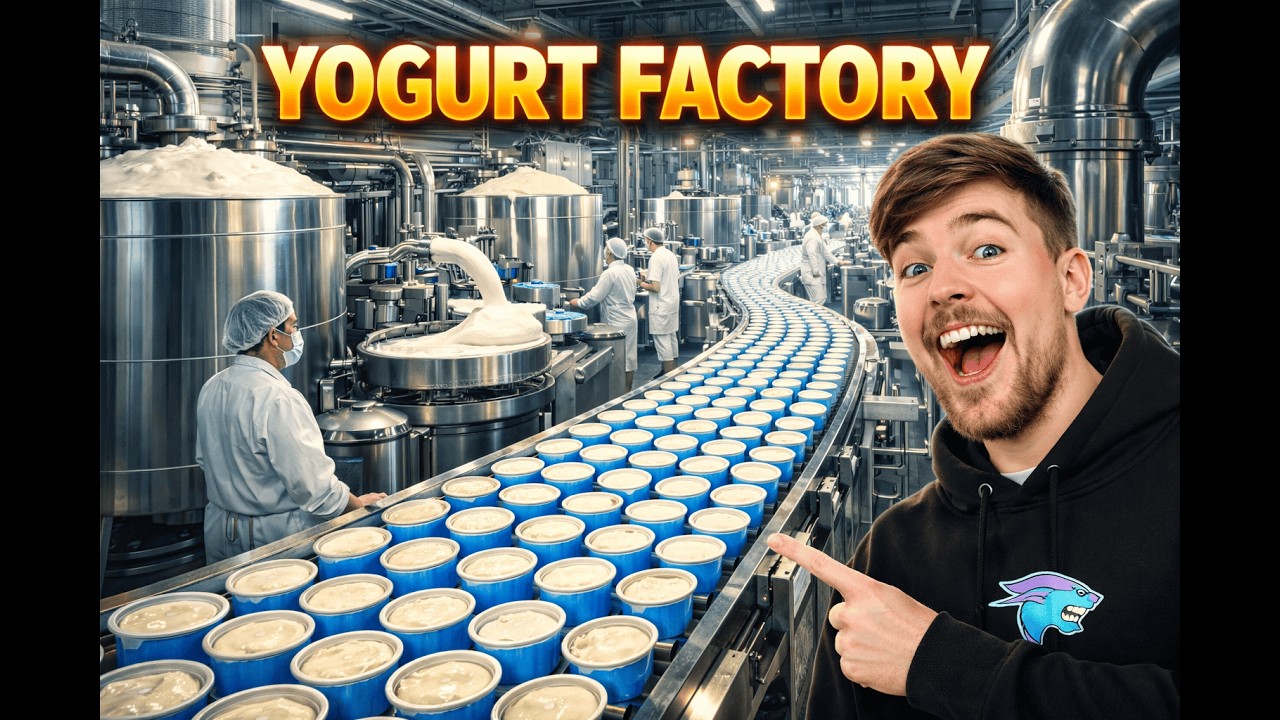 How Yogurt Is Made in a Mega Factory | Full Production Process