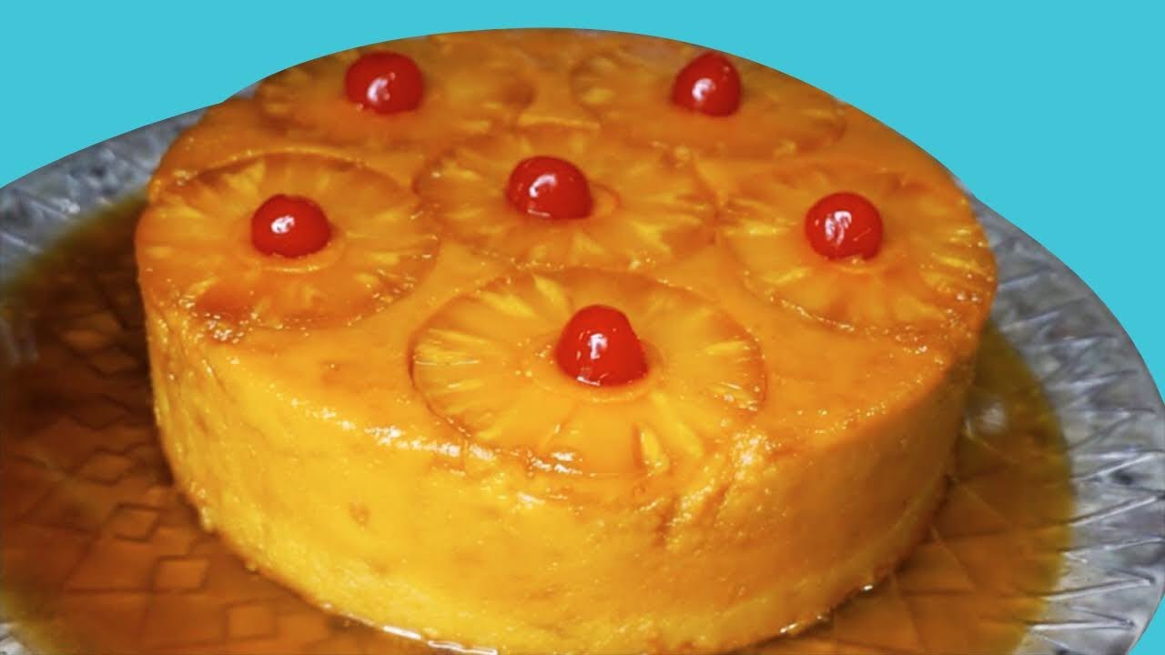 Budin de pan casero de piña 🍍 receta  de budín de pan casero de  piña 🍍