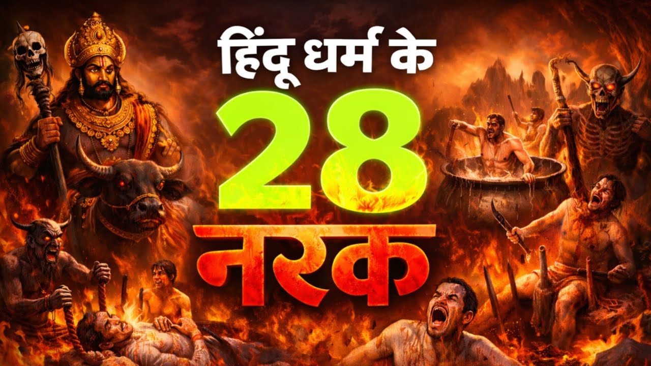 हिंदू धर्म के 28 नरक | ऐसे पाप जिनकी सज़ा सोचकर रूह कांप जाए #HinduMythology #garudpuran