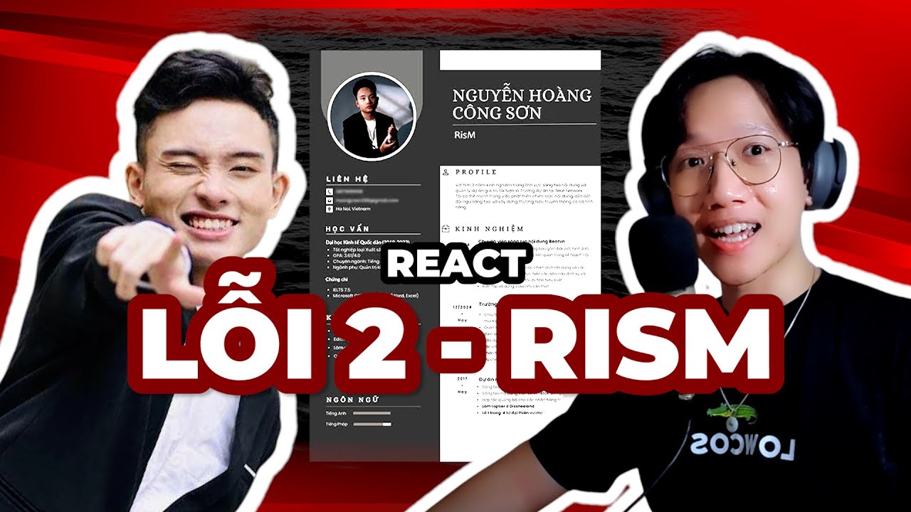 React LỖI 2 - RisM diss Linh Thộn | Giang Đẫm