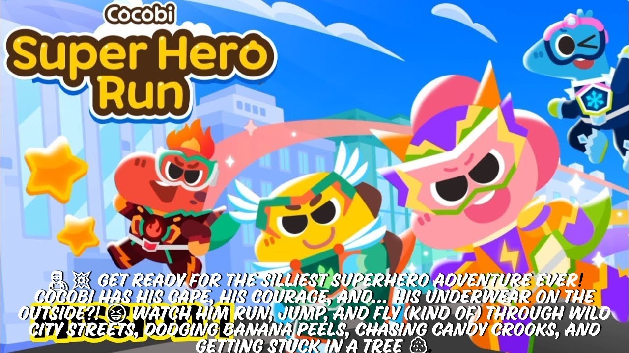 LIVE 🔴 Cocobi Super Hero Run | Flying Underpants & Banana-Slip Escapes! 😂 | @jahanzaibkhilji5259