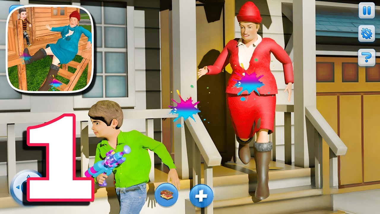 Scary Neighbor Prankster Full Gameplay Walkthrough Part 1