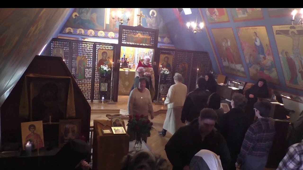 Ellwood City Chapel - Hours, Canon-St. Bridget, Divine Liturgy - Fr. Vernak (Publican & Pharisee)