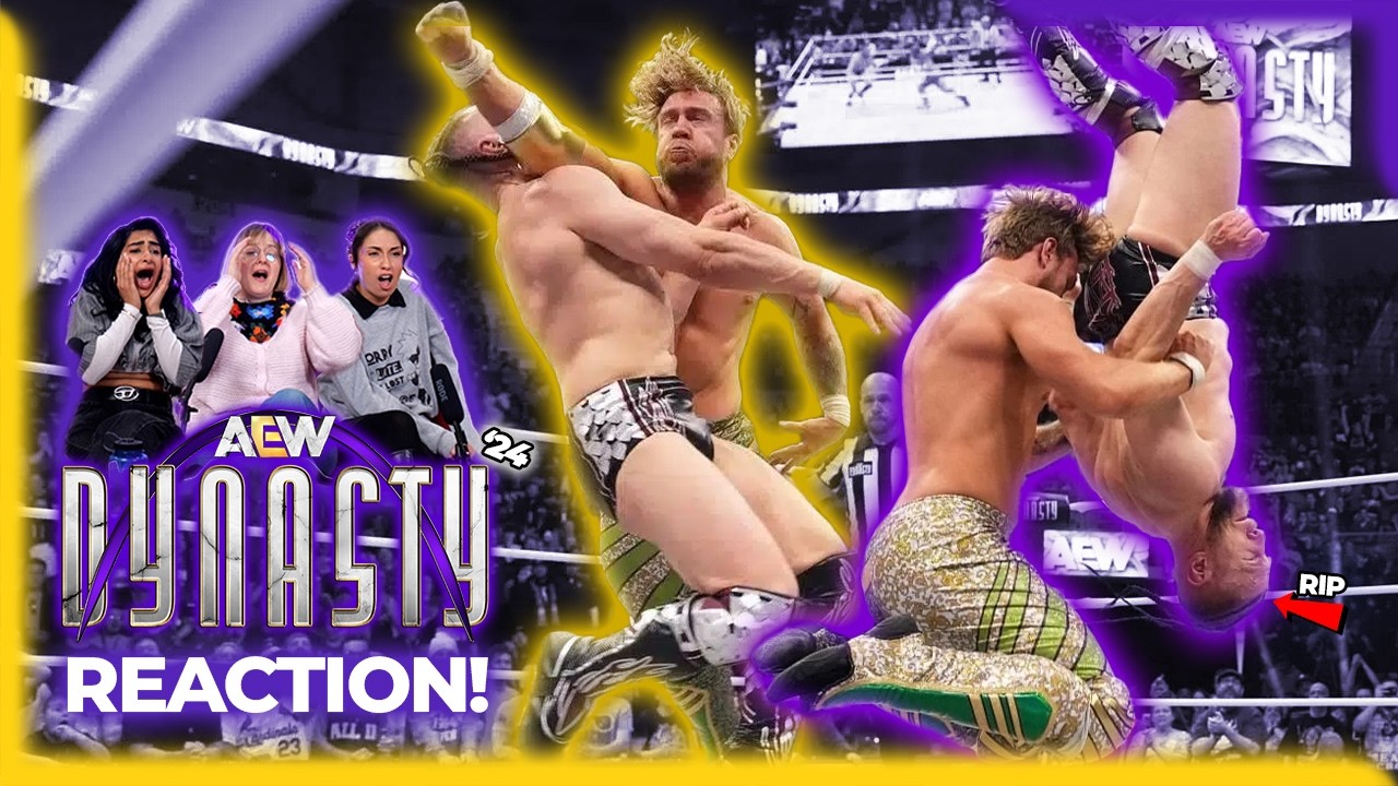 An Absoulte Dream Match | Girls react to Ospreay vs Danielson @ AEW Dynasty 2024! #aew