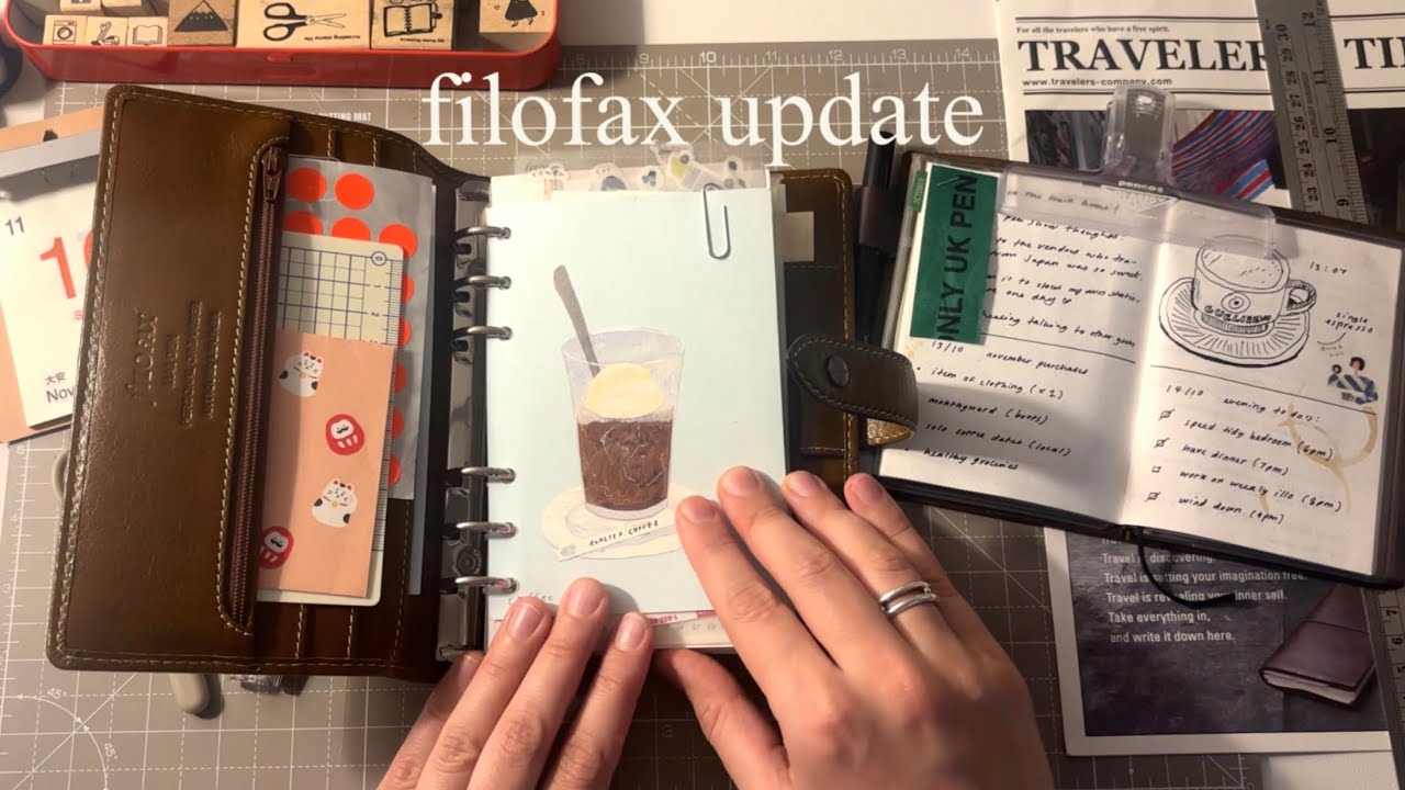 ✦ filofax malden (personal) update → moving from pocket notebook to rings!