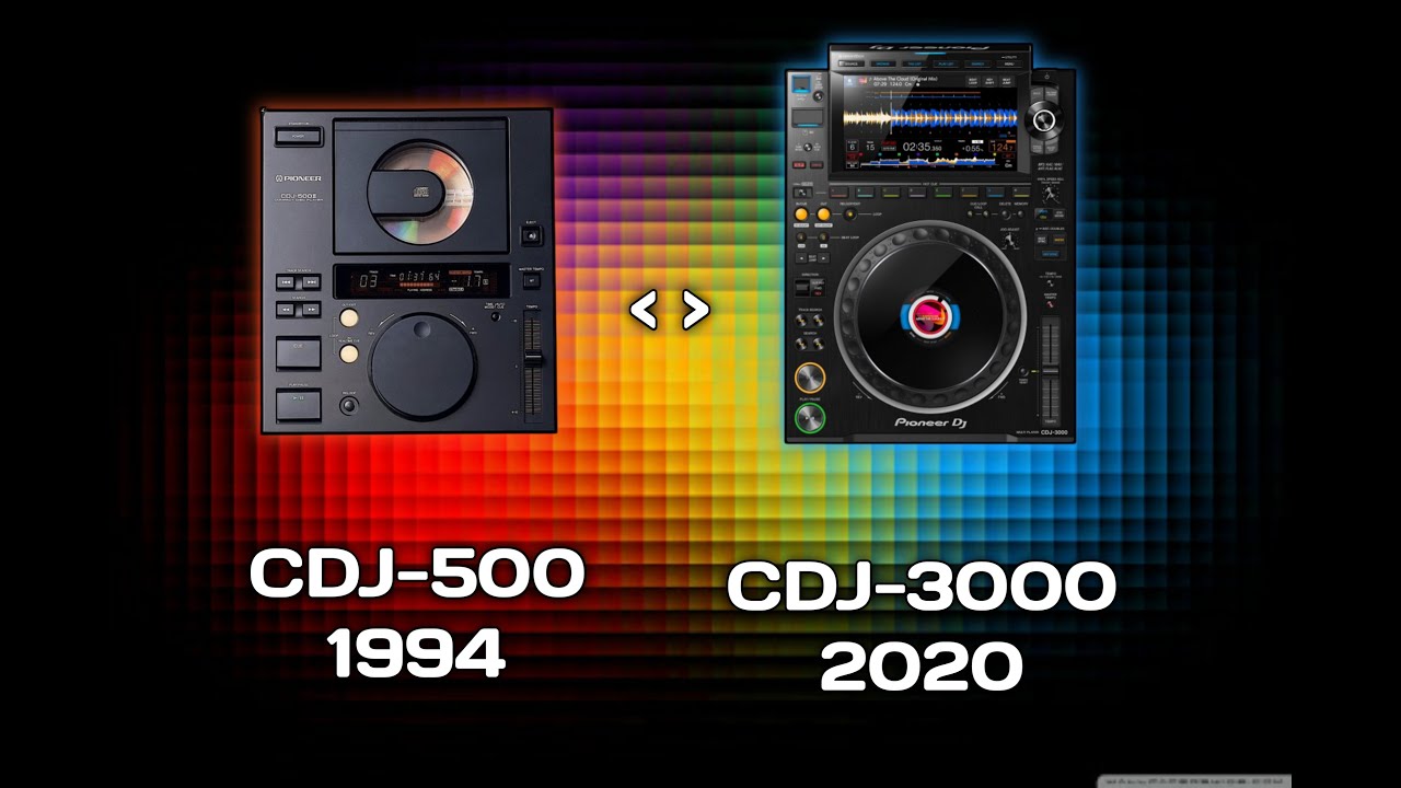 A Evolução da CDJ 100 até a CDJ 3000 - the evolution of Cdj Pioneer 1994 - 2020