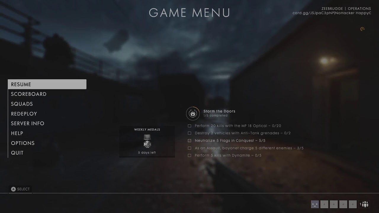 Battlefield 1 Badger Milk Juan