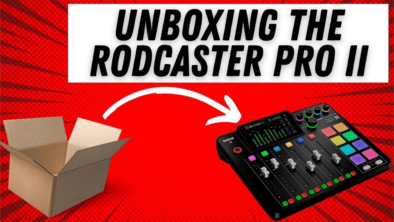 Hot Takes On The Rodecaster Pro 2 While Unboxing - Sound Just Like A Pro
