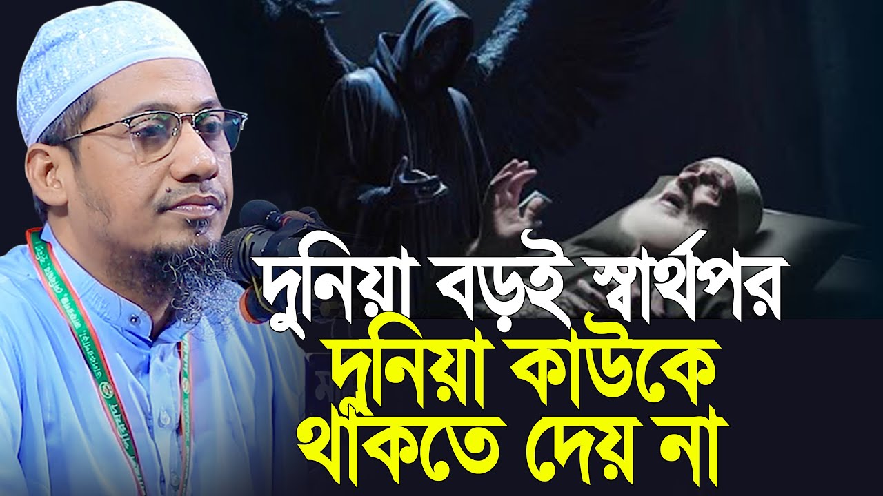 দুনিয়া বড় স্বার্থপর, দুনিয়া কাইকে থাকতে দেয় না আনিসুর রহমান আশরাফী | Anisur Rahman Ashrafi Waz