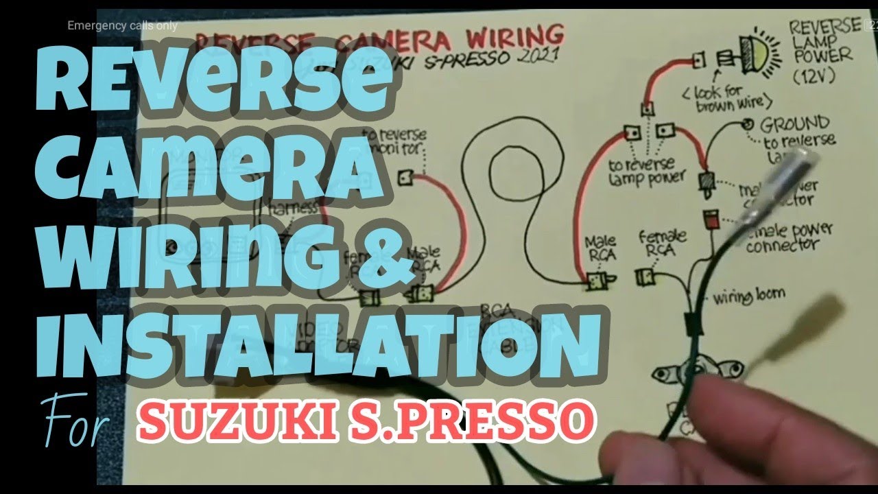 REVERSE CAMERA WIRING (DIY) | SUZUKI S.PRESSO | @bakutetv | Vid#23
