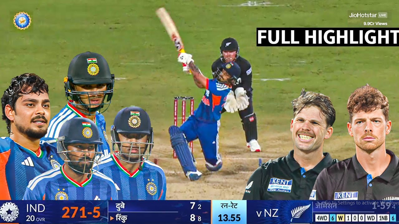 India vs Newzealand 5th T20 Full Match Highlights 2026, Ind vs NZ 5th T20 Match Full Highlights 2026