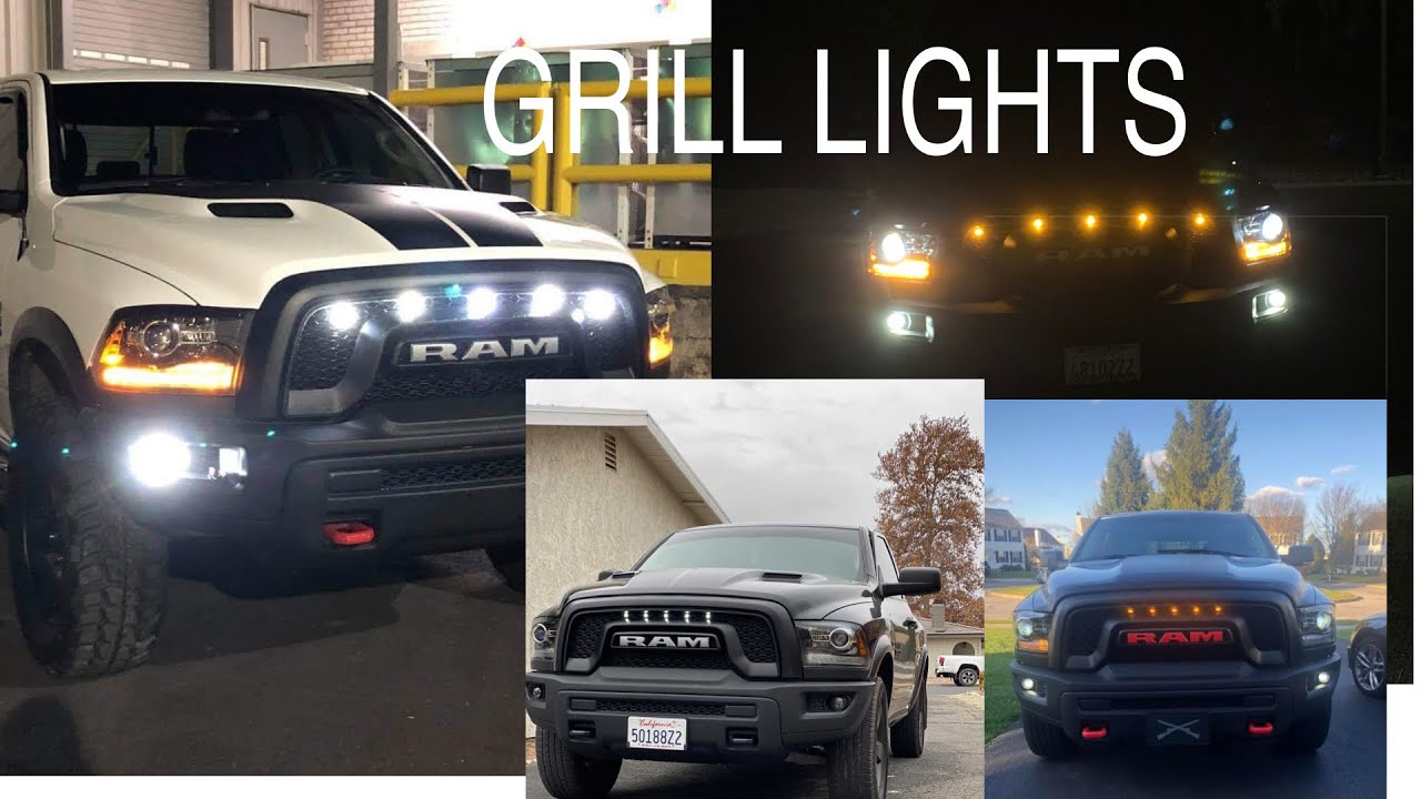 Ram warlock/ Ram rebel grill lights