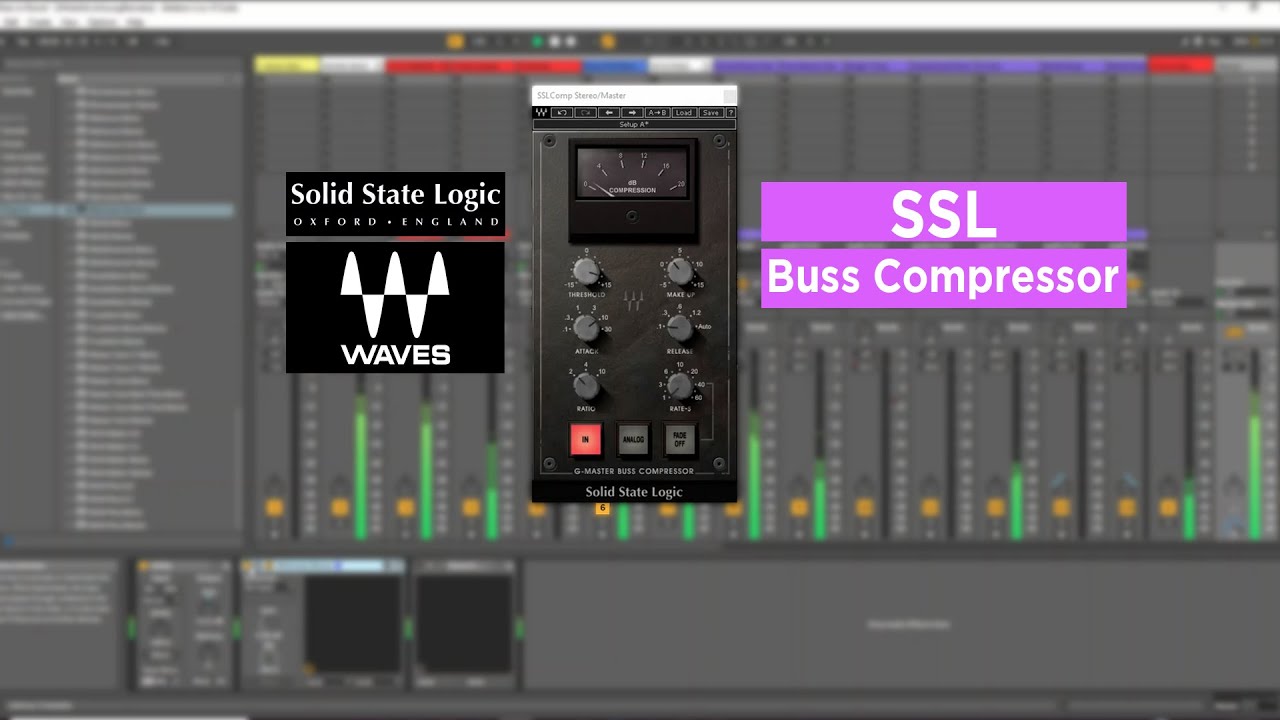 Waves SSL G-Master Buss Compressor - Review & Demo