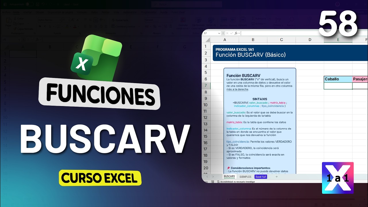 58 | La función BUSCARV que Todos usan en Excel (Y no deberían) - 👑Curso Premium 2026