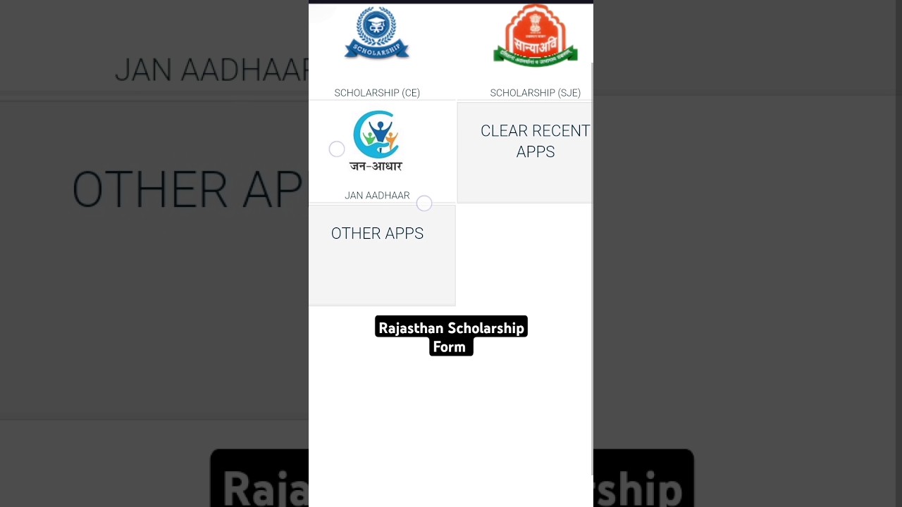 Rajasthan Scholarship Portal #Sje #scholarship #cmhescholarship #utarmetric #shorts #viralshorts