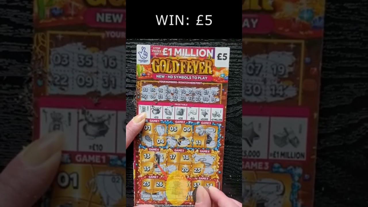 WIN On GOLD FEVER Scratch Card National Lottery Scratcher Raspadinha Gratta e Vinci ScratchOff
