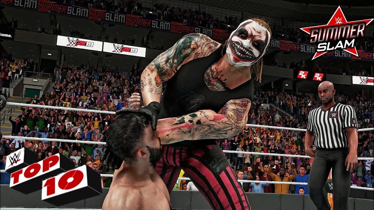 WWE 2K19 - Summerslam 2019. 10 лучших моментов!