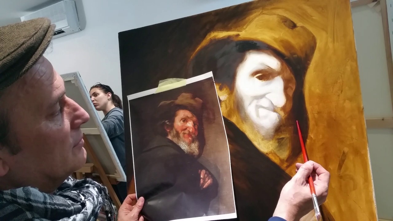 Kike Meana demo painting. III giorno