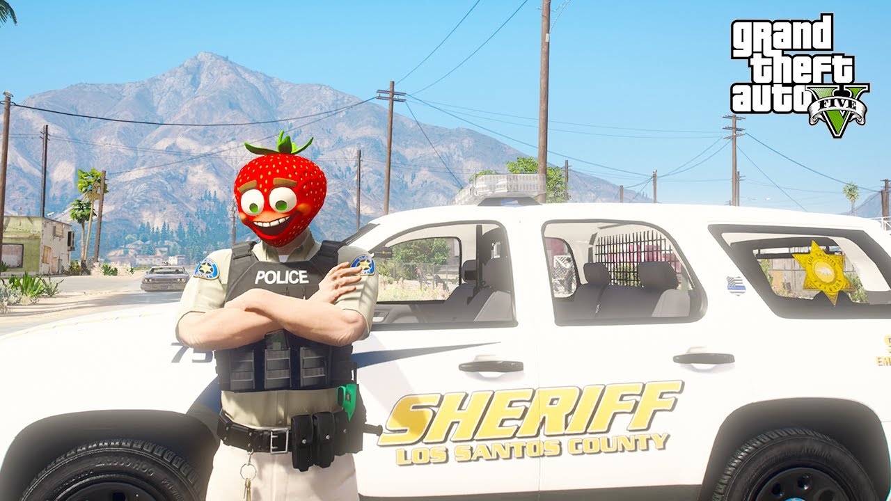 Officer Strawbaby Moves to the COUNTY! (GTA 5 Police Mod)