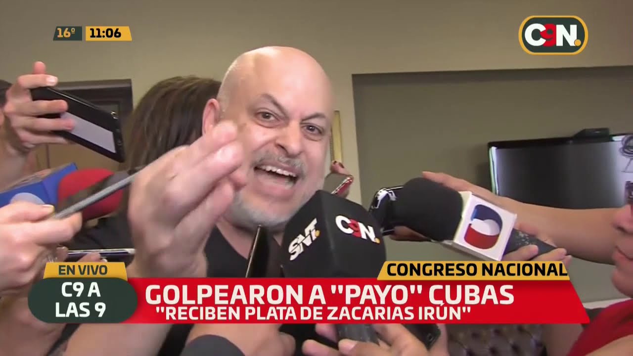 EN VIVO | A Los golpes en el Senado: Payo Cubas denuncia agresión