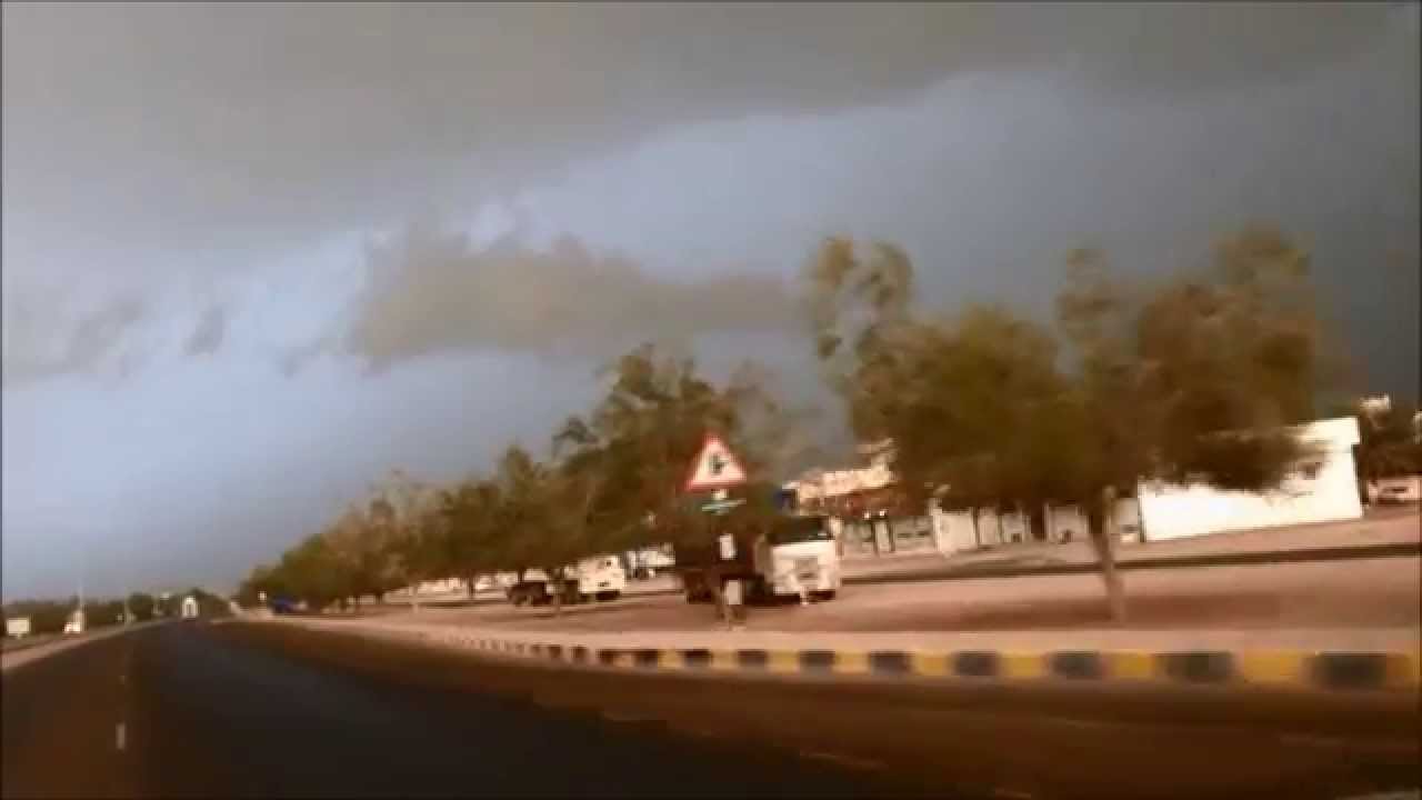 أمطار عاصفة صحم 8/11/2014....أبو زينب