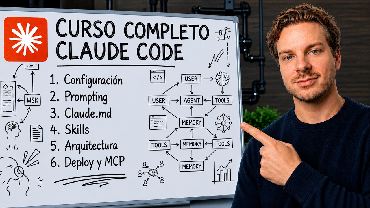 CLAUDE CODE: Curso Completo 2 Horas en Espa&ntilde;ol (2026)