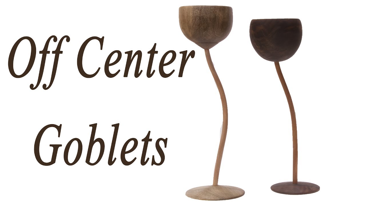 Woodturning Off Center Wine Glass | Carl Jacobson